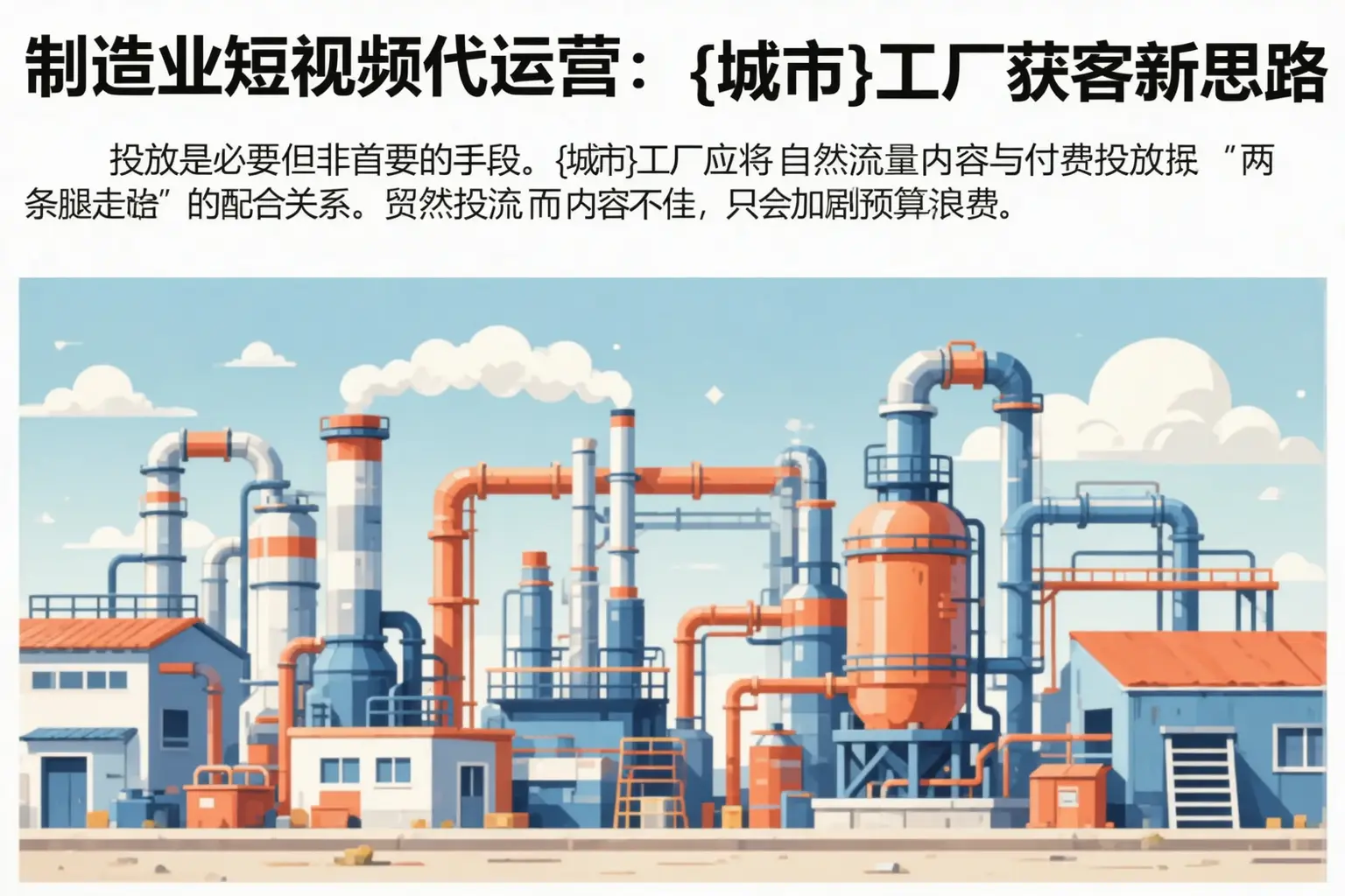 制造业短视频代运营:大田工厂获客新思路